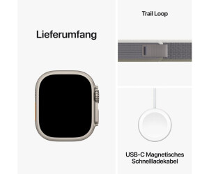 Apple Watch Ultra 2 Preisvergleich € Grün/Grau Titan ab Loop S/M bei 863,93 Trail 