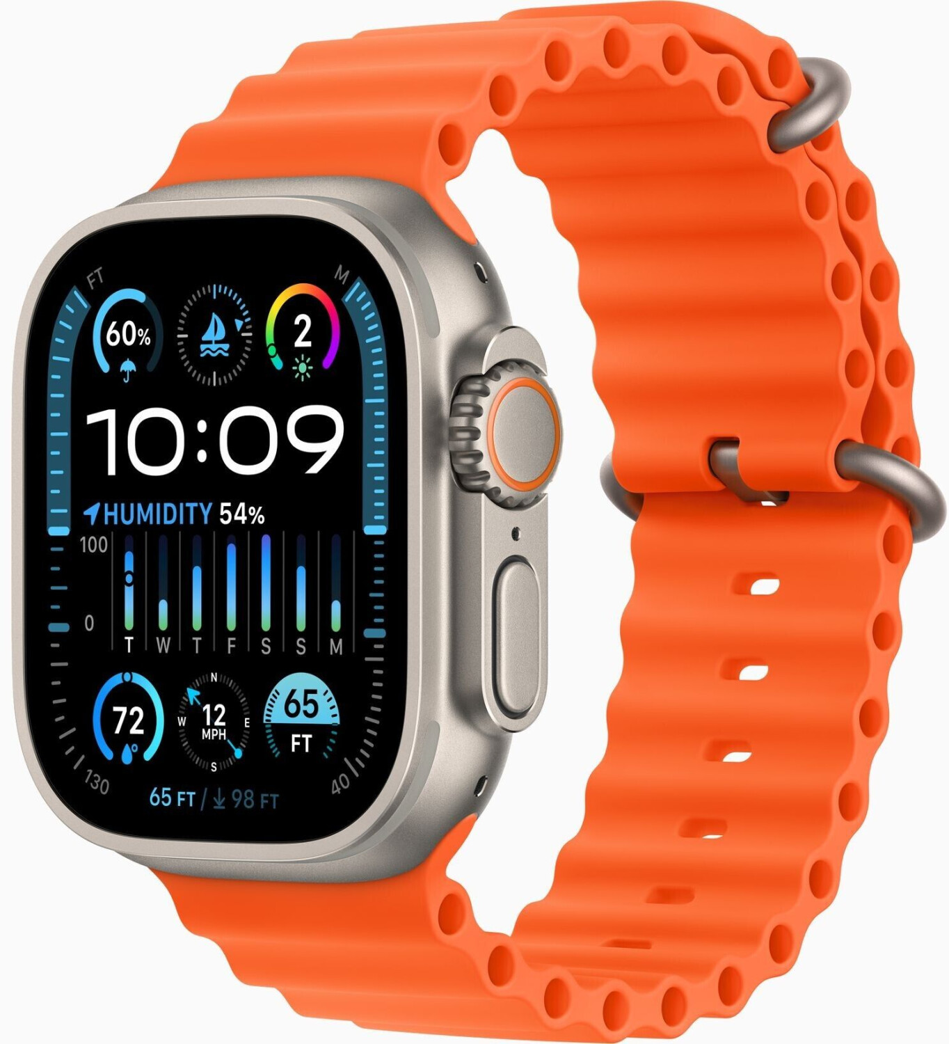 Apple Watch Ultra 2 titanio correa Ocean naranja desde 811,00