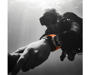 APPLE Watch Ultra 49mm - Boitier En Titane Et Bracelet Ocean Blanc