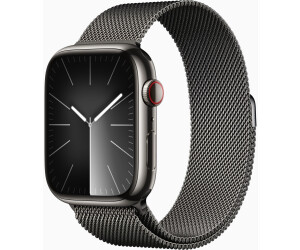 Apple Watch Series 9 4G 45 mm acero inoxidable negro pulsera Milanese loop grafito desde 859 74 Compara precios en idealo