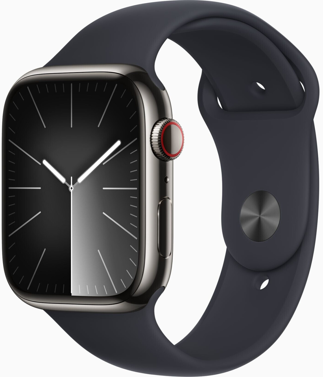 Apple Watch Series 9 4G 45mm Edelstahl Graphit Sportarmband Mitternacht M/L  ab 701,10 € | Preisvergleich bei