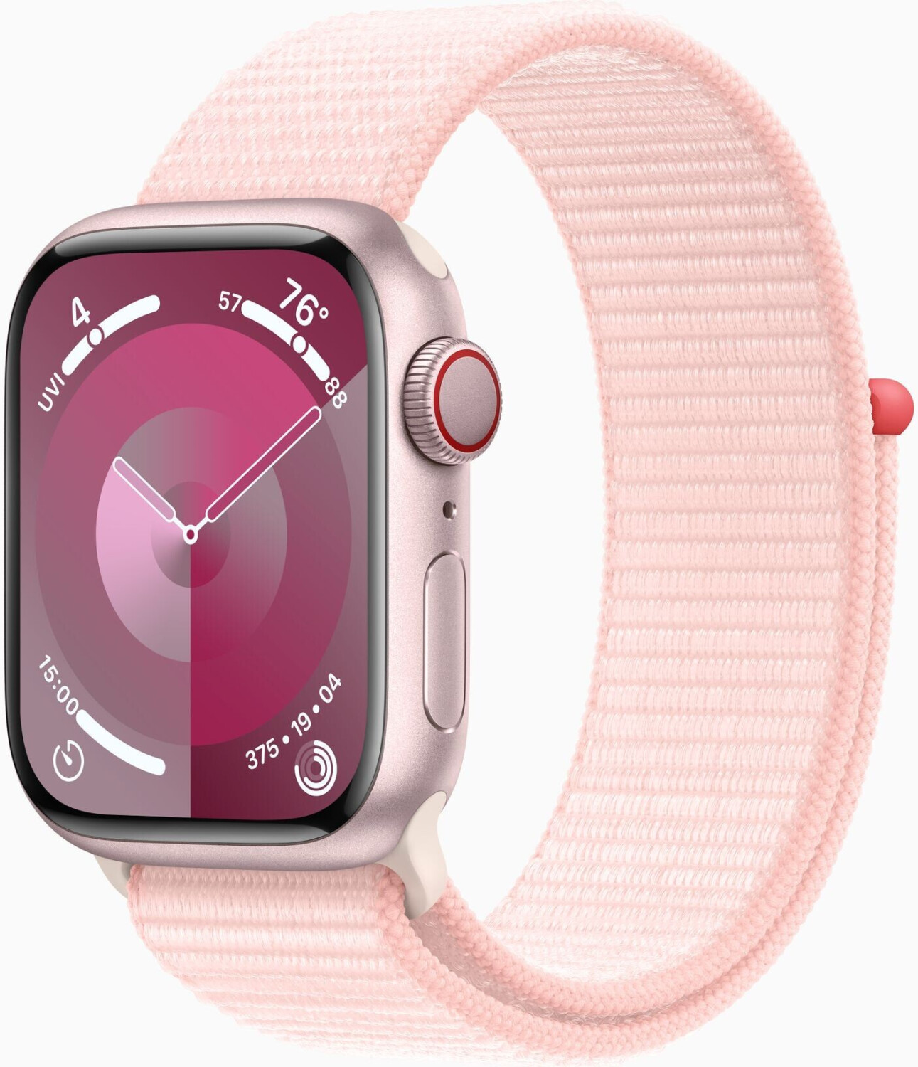 Apple Watch Series 9 4G 45mm Aluminium Rose Sport Loop Hellrosa ab 438 98 Dezember 2024 Preise Preisvergleich bei idealo