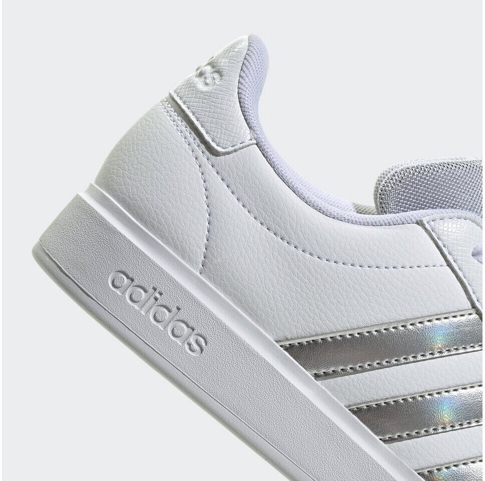 Adidas Grand Court 2.0 Women ftwr white metallic silver metallic silver ab 62 98 Preisvergleich bei idealo