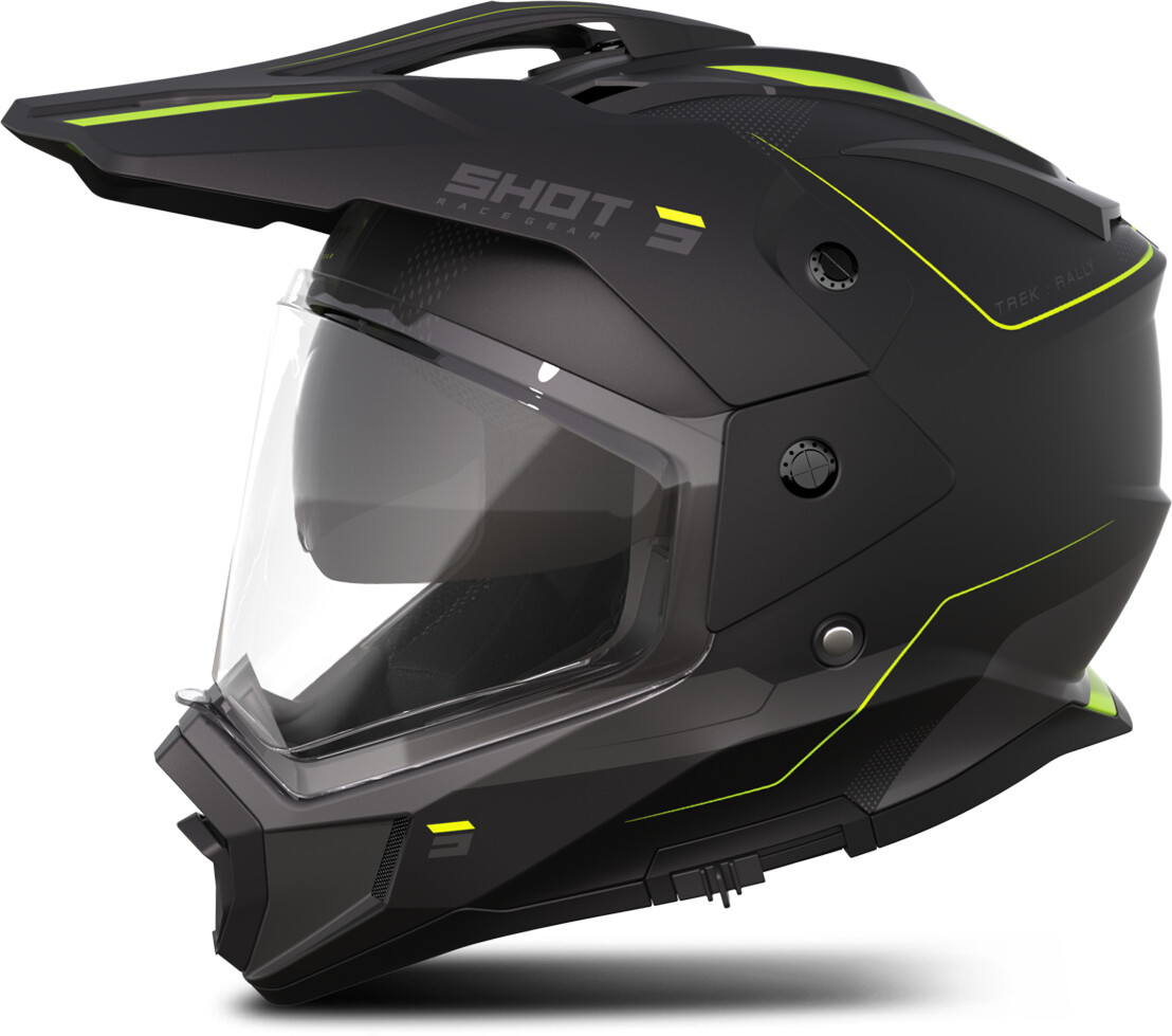 Shot Trek Rally black/neon yellow matt