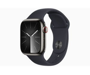 Apple Watch Series 9 4G 41 mm acero inoxidable negro correa deportiva medianoche S M desde 629 23 Compara precios en idealo