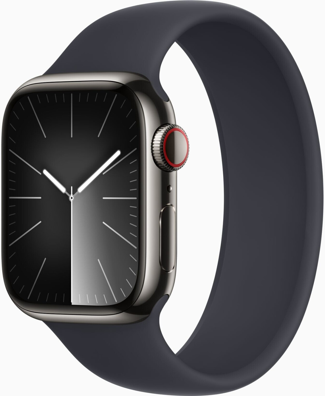 Apple Watch Series 9 4G bei Mitternacht 757,00 | Sportarmband € S/M Edelstahl 41mm Preisvergleich ab Graphit