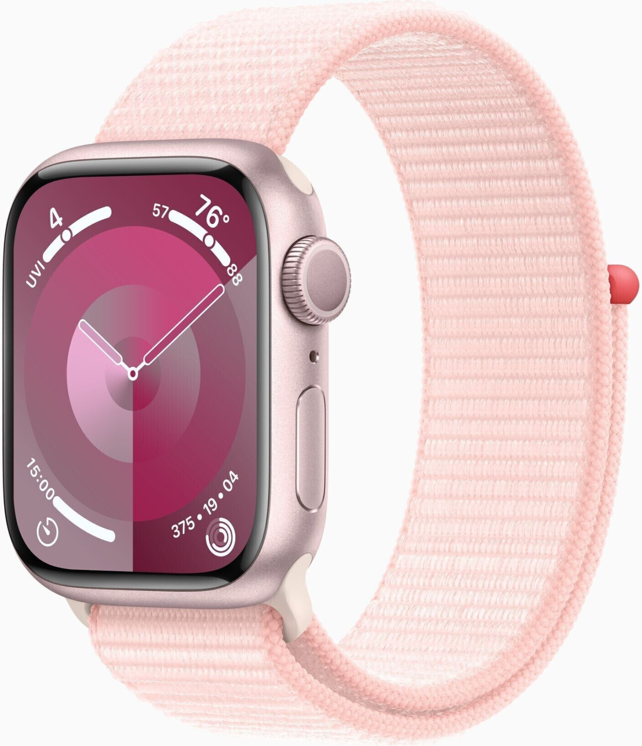 Apple Watch Series 9 GPS 41mm Aluminium Rose Sport Loop Hellrosa ab 361 95 Dezember 2024 Preise Preisvergleich bei idealo