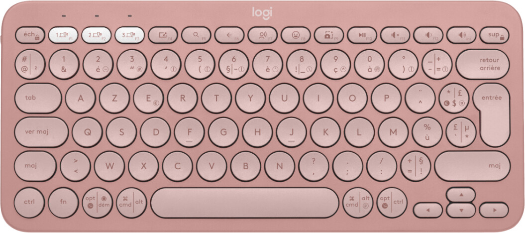 Logitech Pebble Keys 2 K380s (FR) Pink