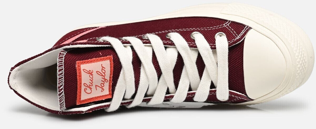 Converse platform bordeaux best sale