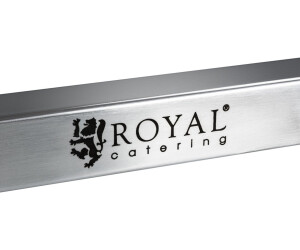 Royal Catering Serving trolley 2 trays 101x55x96.5 cm silver (RCGW-2) a €  129,00 (oggi)