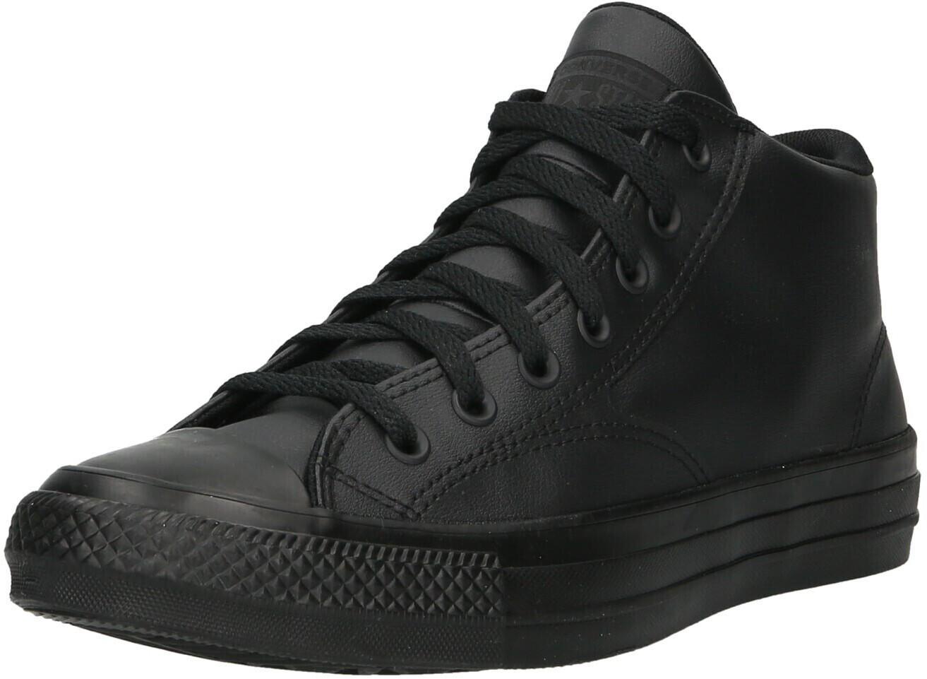 All black leather converse sale sales