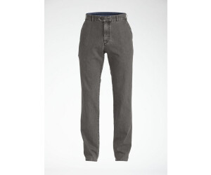Pantalon Homme BRUHL Parma En Coton Uni Gris - Neuf Avec étiquettes, Coupe Classique
