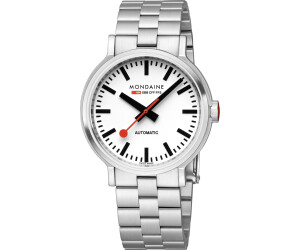 Mondaine Original Automatic 41 Mm Watch (MST.4161B.SJ) silver ab 