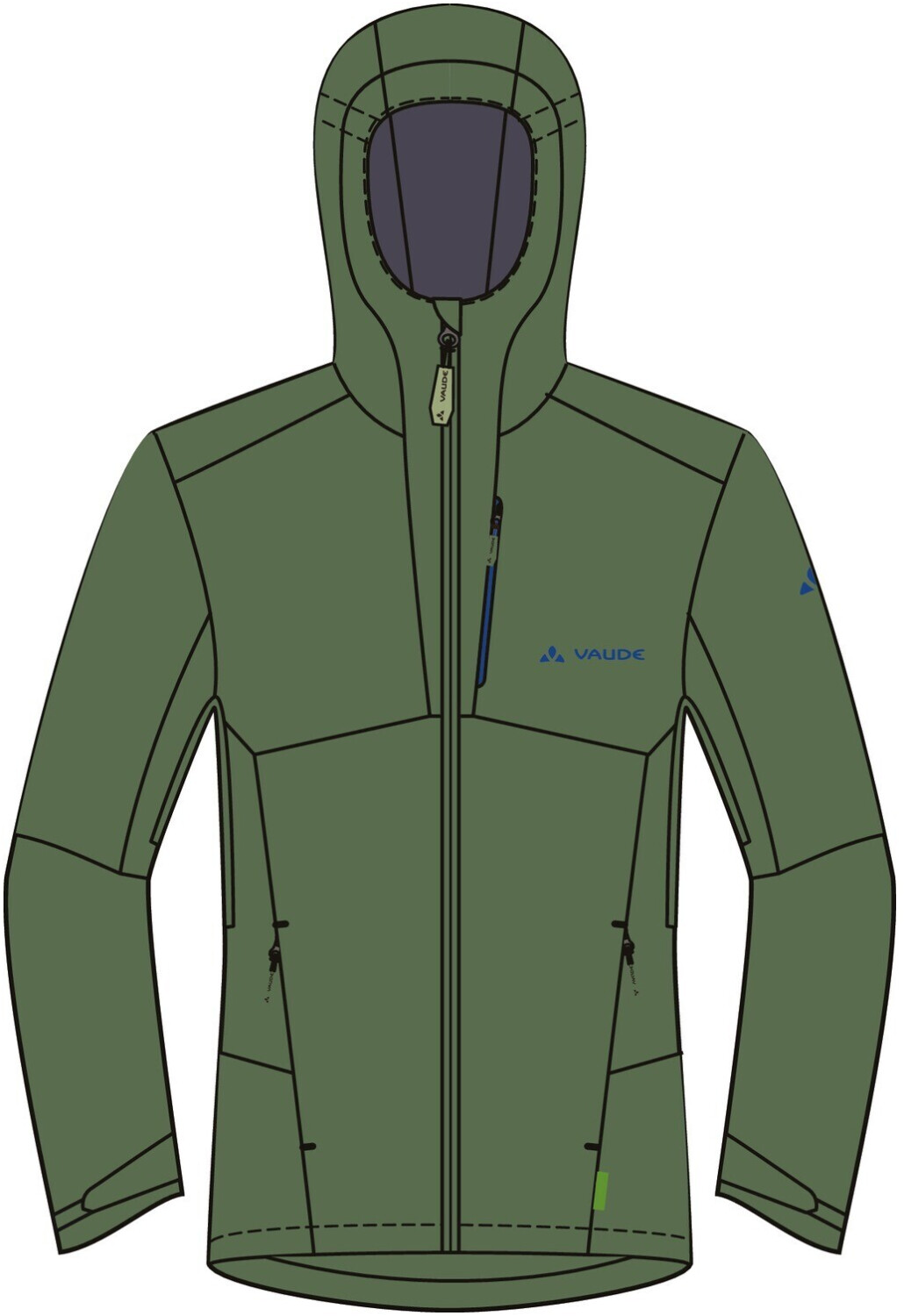 Vaude miskanti top softshell jacket ii