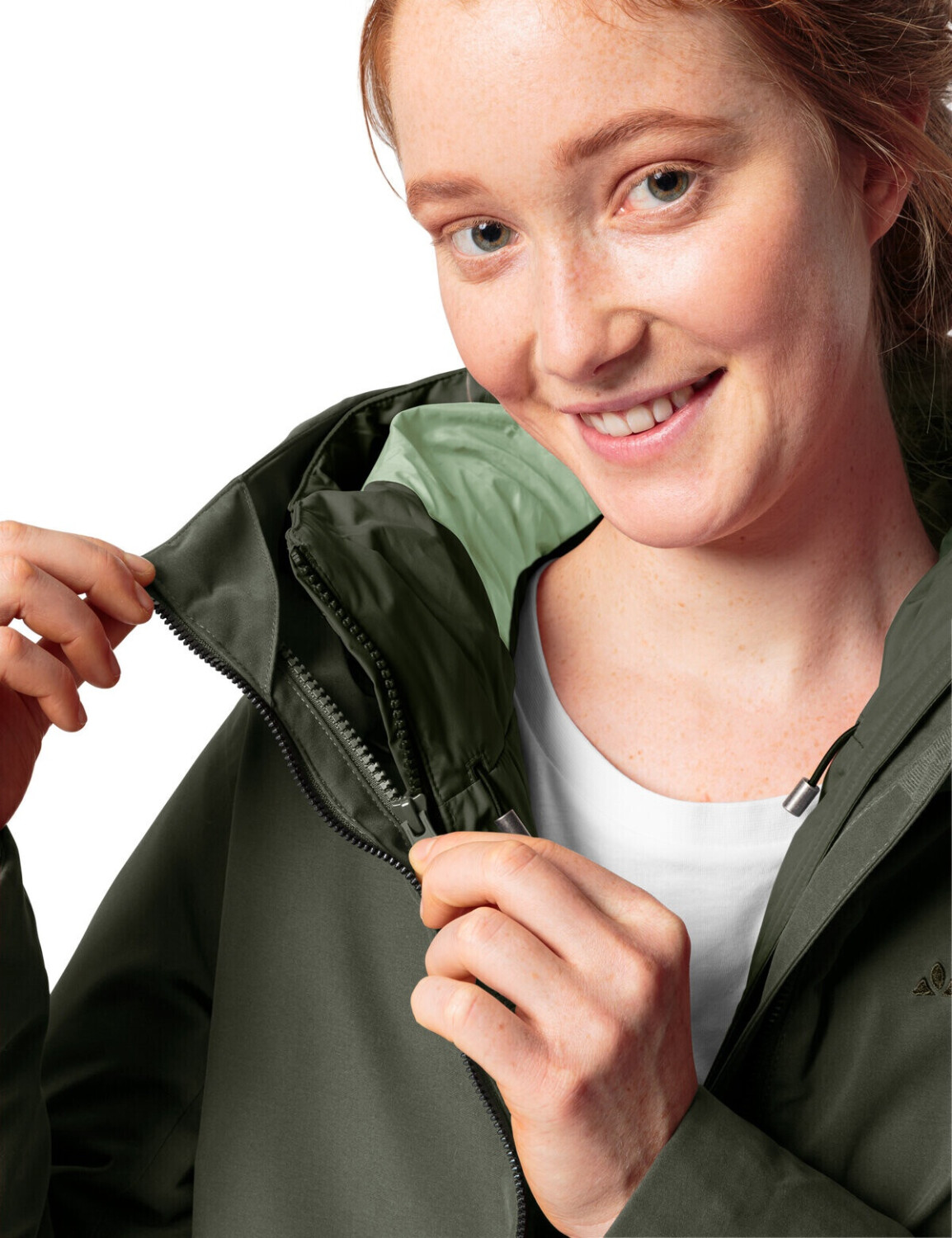 VAUDE Women's Annecy 3in1 Coat III (41262) khaki