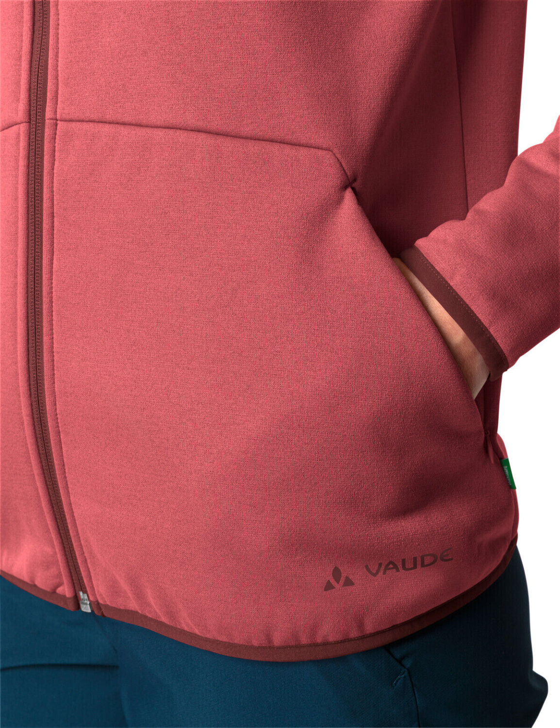 VAUDE Women's Mineo Fleece Jacket (42920) brick