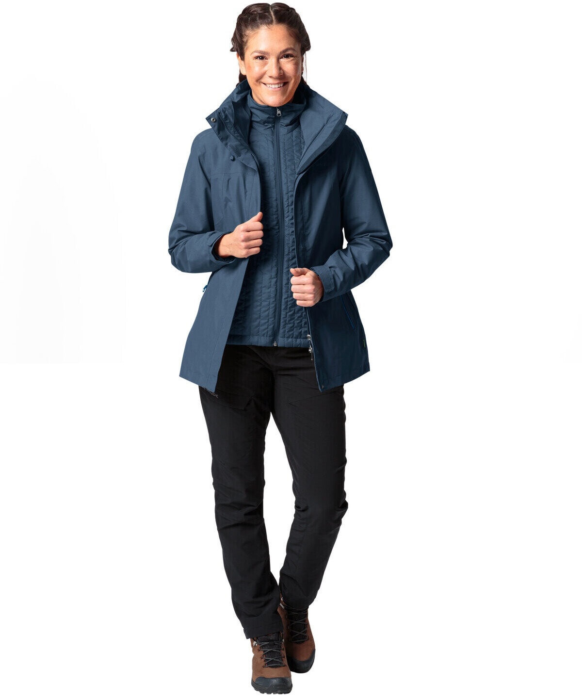 VAUDE Women's Skomer 3in1 Jacket II (42813) dark sea uni