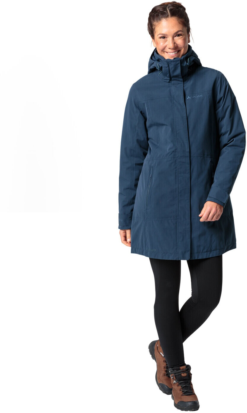 VAUDE Women's Skomer Wool Parka II (43364) dark sea