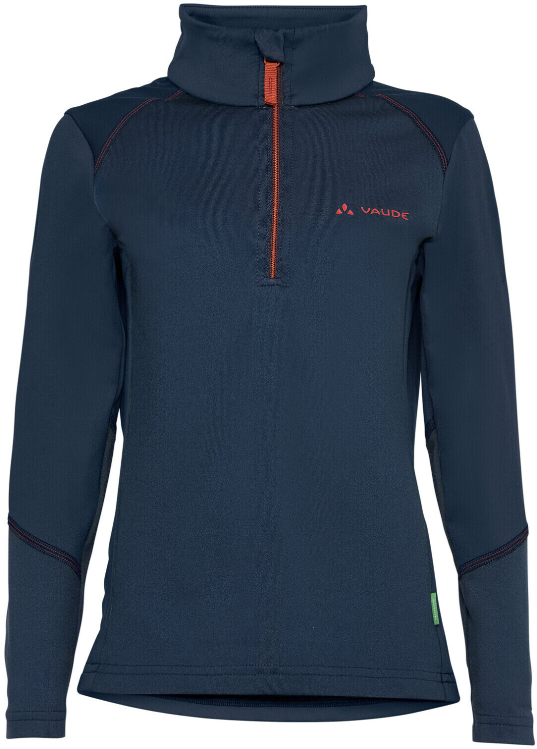 VAUDE Kids Livigno Halfzip dark sea/orange