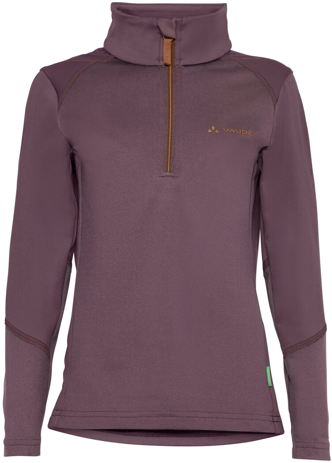 VAUDE Kids Livigno Halfzip blackberry/brown