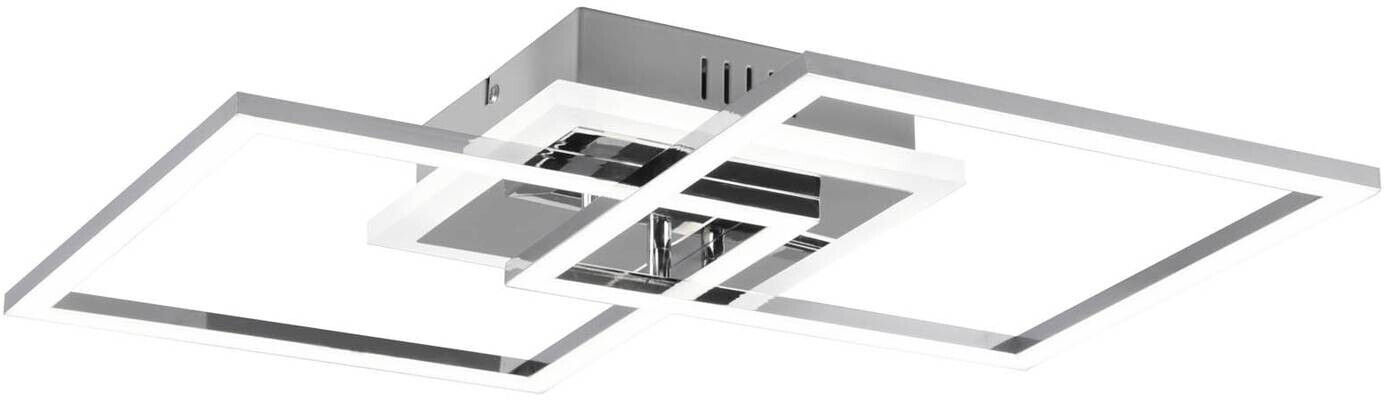 Trio Venida LED Ceiling Light Square chrome