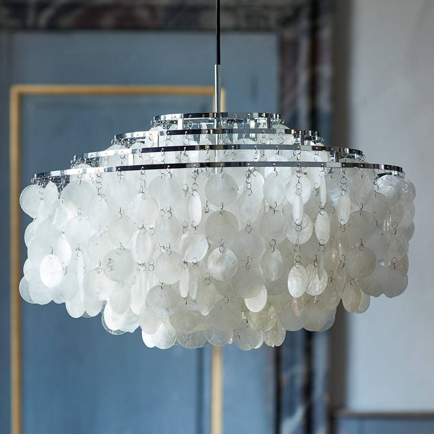 Verpan Fun 10DM Pendant Light chrome