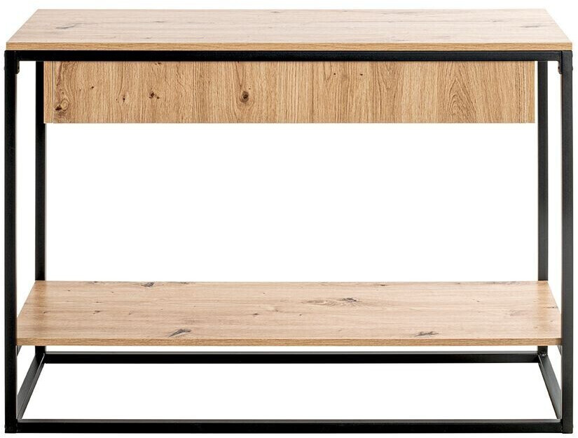 HAKU Möbel Konsole, MDF, schwarz-eiche, B 70 x T 28 x H 75 cm : :  Küche, Haushalt & Wohnen