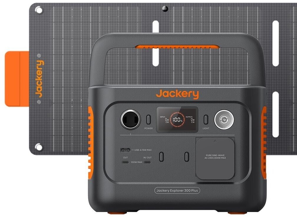 Jackery Explorer 300 Plus (+1 x 40W Solarpanel)