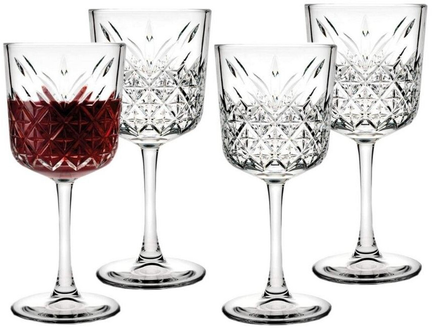 Pasabahce Timeless Red Wine Glass 330ml Glass Pack of 4