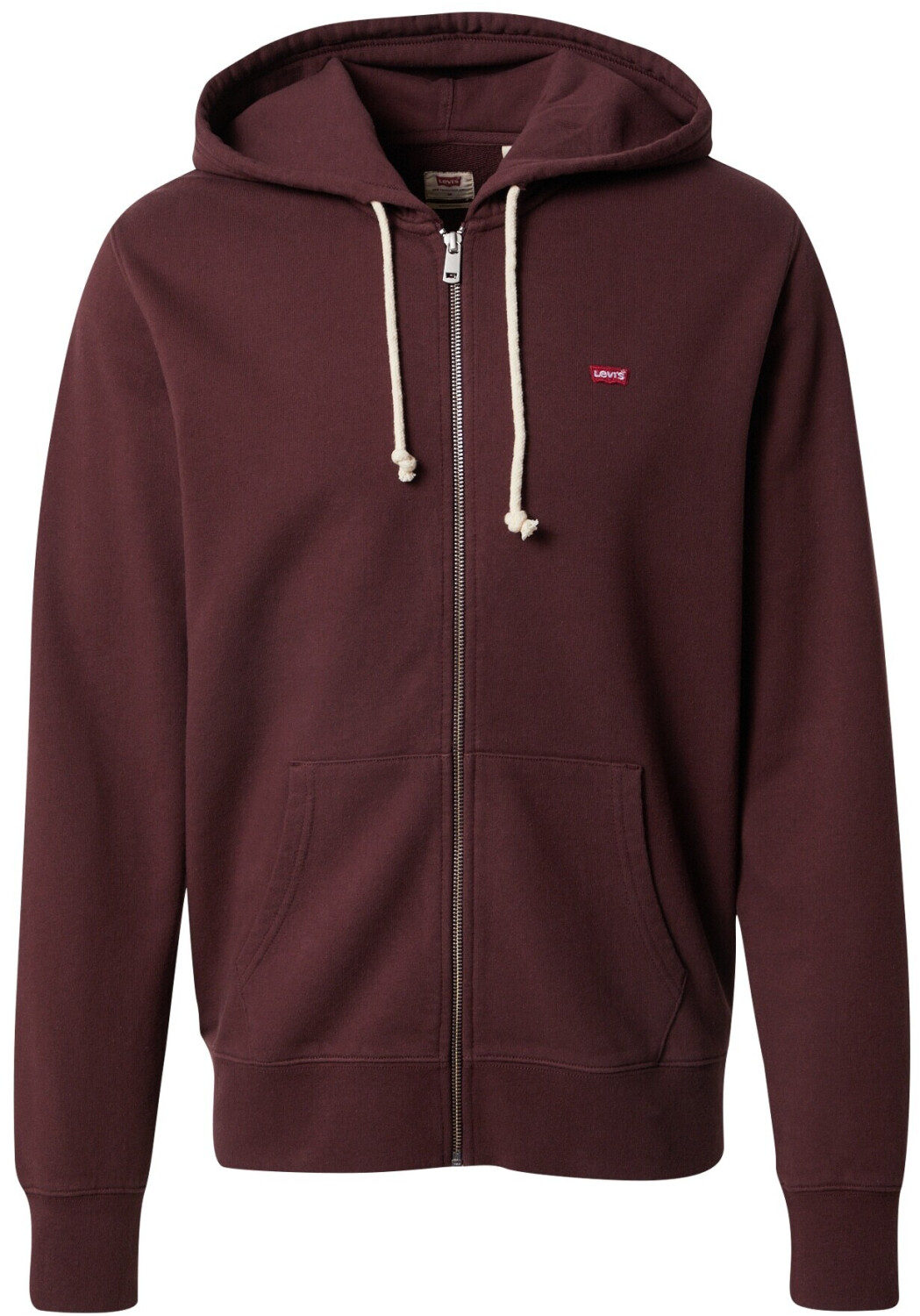 Levi's New Original Zip Up Hoodie (34584) decadent chocolate