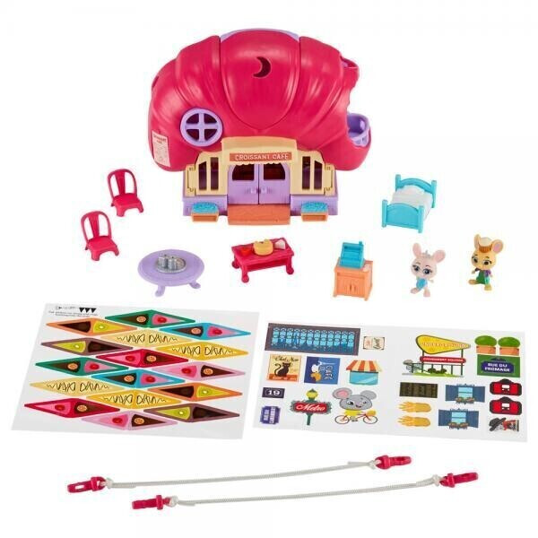 Bandai Millie and Friends Mouse in the House - Croissant Café Playset