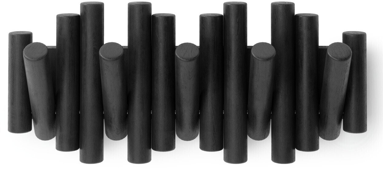 Umbra PICKET HOOK 5 coat rack hook rack black (1011471-040)