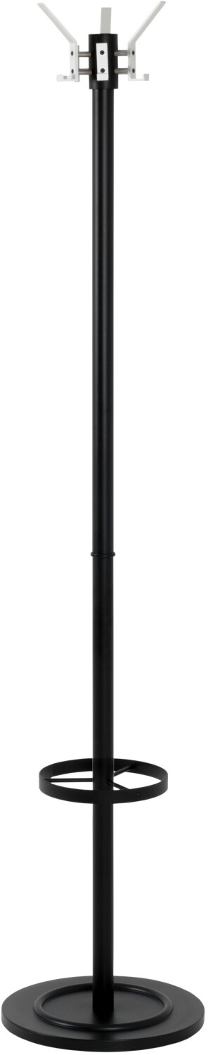 HAKU Coat stand black aluminum Ø 37 cmx179 cm (20594)