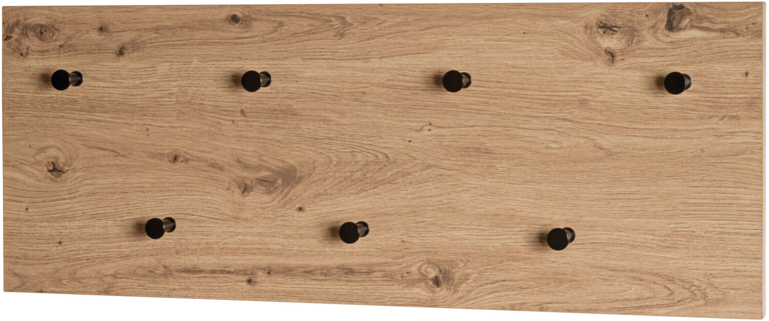 HAKU Wall coat rack, black oak 80 cmx5 cmx30 cm (37442)