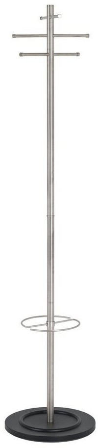 HAKU Coat stand stainless steel black 174 cm diameter 37 cm (top diameter 32 cm), (13764)
