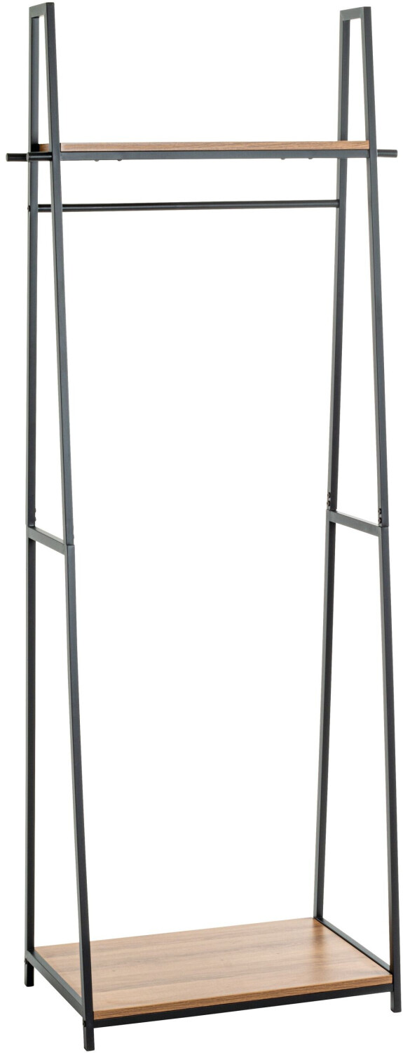 HAKU Furniture coat stand oak, black 68 cmx40 cmx166 cm (25992)