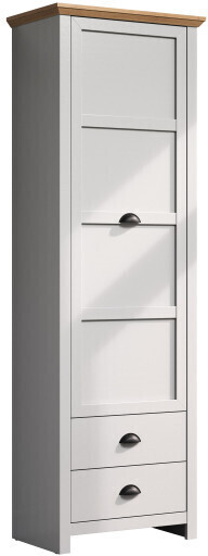 trendteam Landside wardrobe tall cabinet hall cabinet gray 65x201x41 cm (2118129F4)