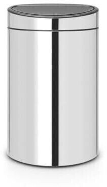 Brabantia Touch Bin 40L acier brillant