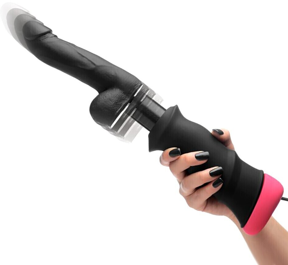 Master Series Mega-Pounder Hand-Held Thrusting Dildo