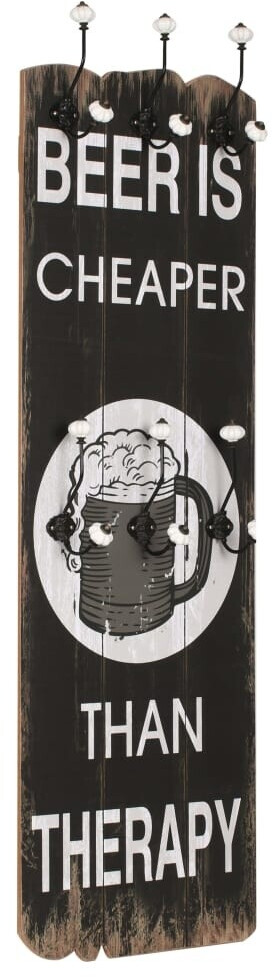 vidaXL Wall coat rack with 6 hooks 120x40 cm (245851)