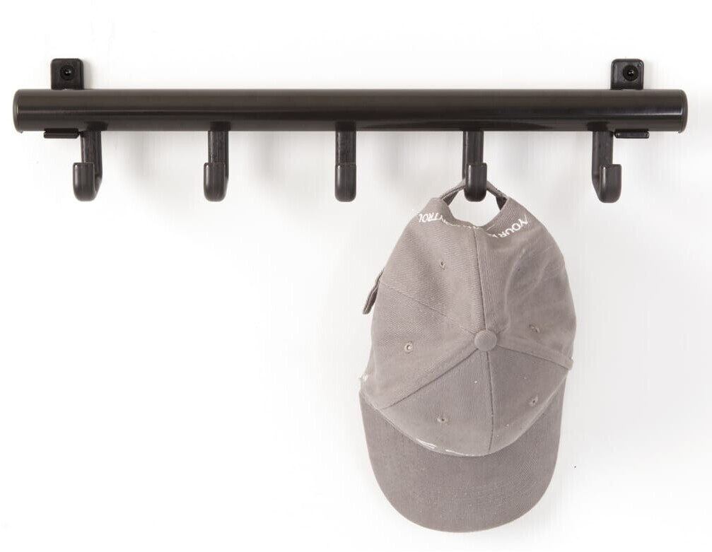 V-Part Coat rack with 5 hooks Techno 5 Black (31718030)