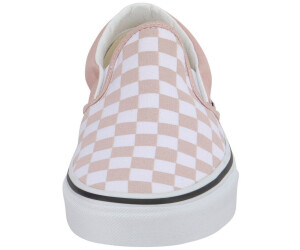 vans slip on pink checkerboard women's
