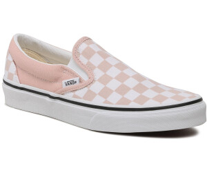 Rose colored shop checkered vans