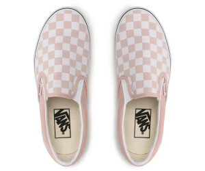 Light pink checkerboard vans clearance