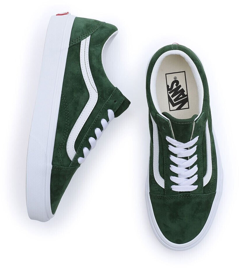 Vans green suede online