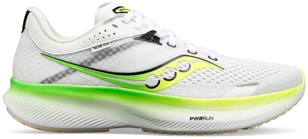 Saucony Ride 16 S20830 white slime ab 124 00 Preisvergleich bei idealo