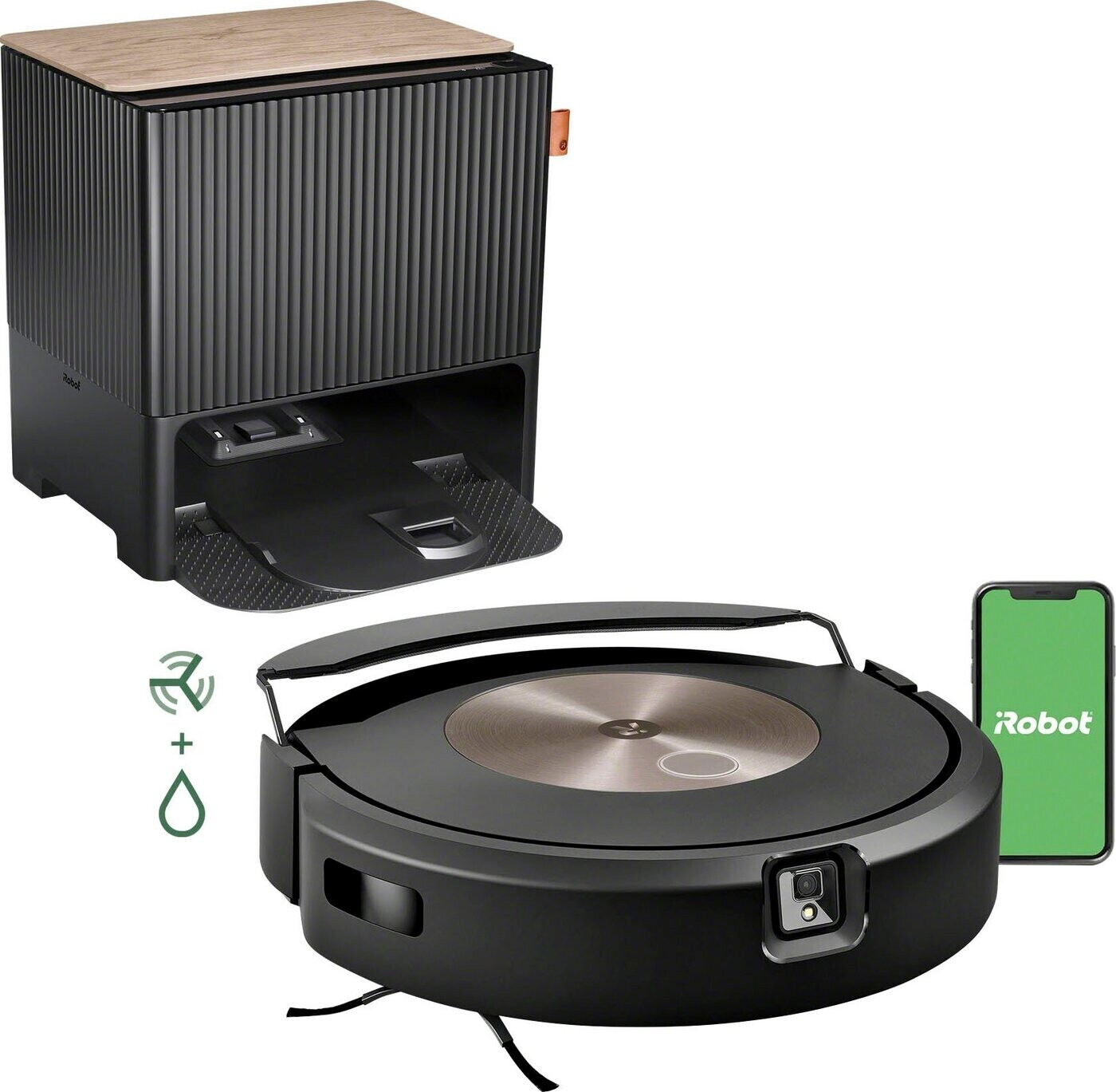 Robot aspirateur et laveur de sols Roomba Combo® j7+ connecté au