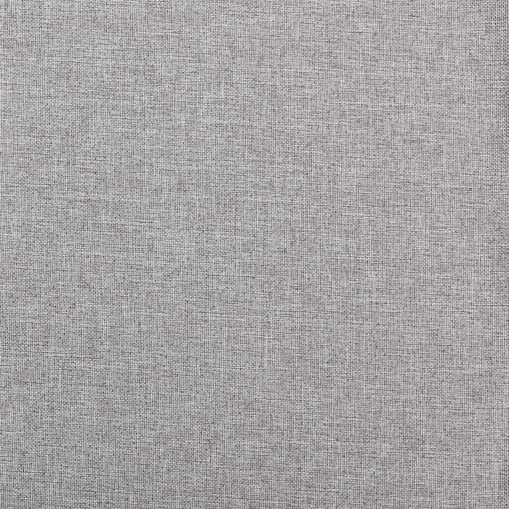 vidaXL Linen-effect blackout curtains 2 pcs. 140x245 cm gray (321170)