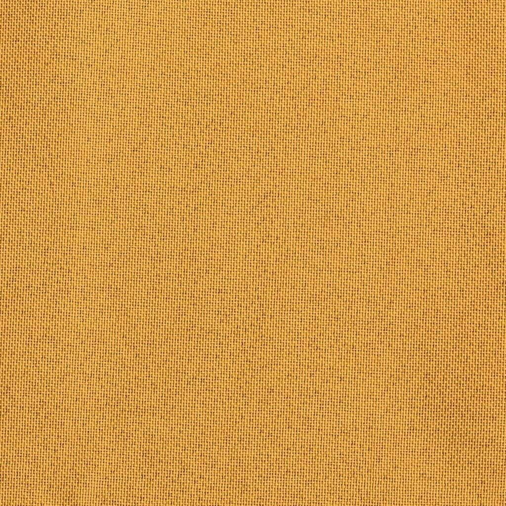 vidaXL Linen-effect blackout curtains 2 pcs. 140x245 cm yellow (321194)