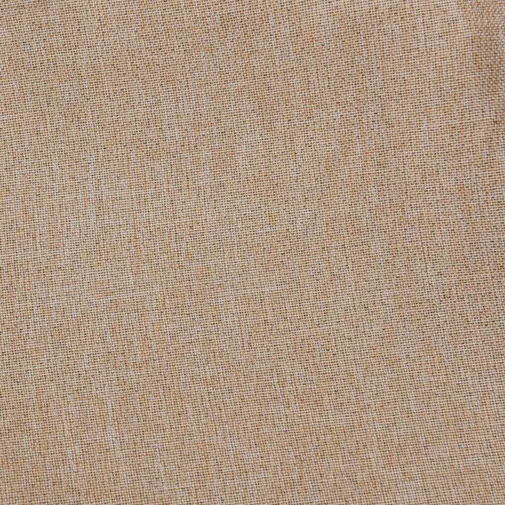 vidaXL Linen-effect blackout curtains 2 pcs. 140x245 cm beige (321210)